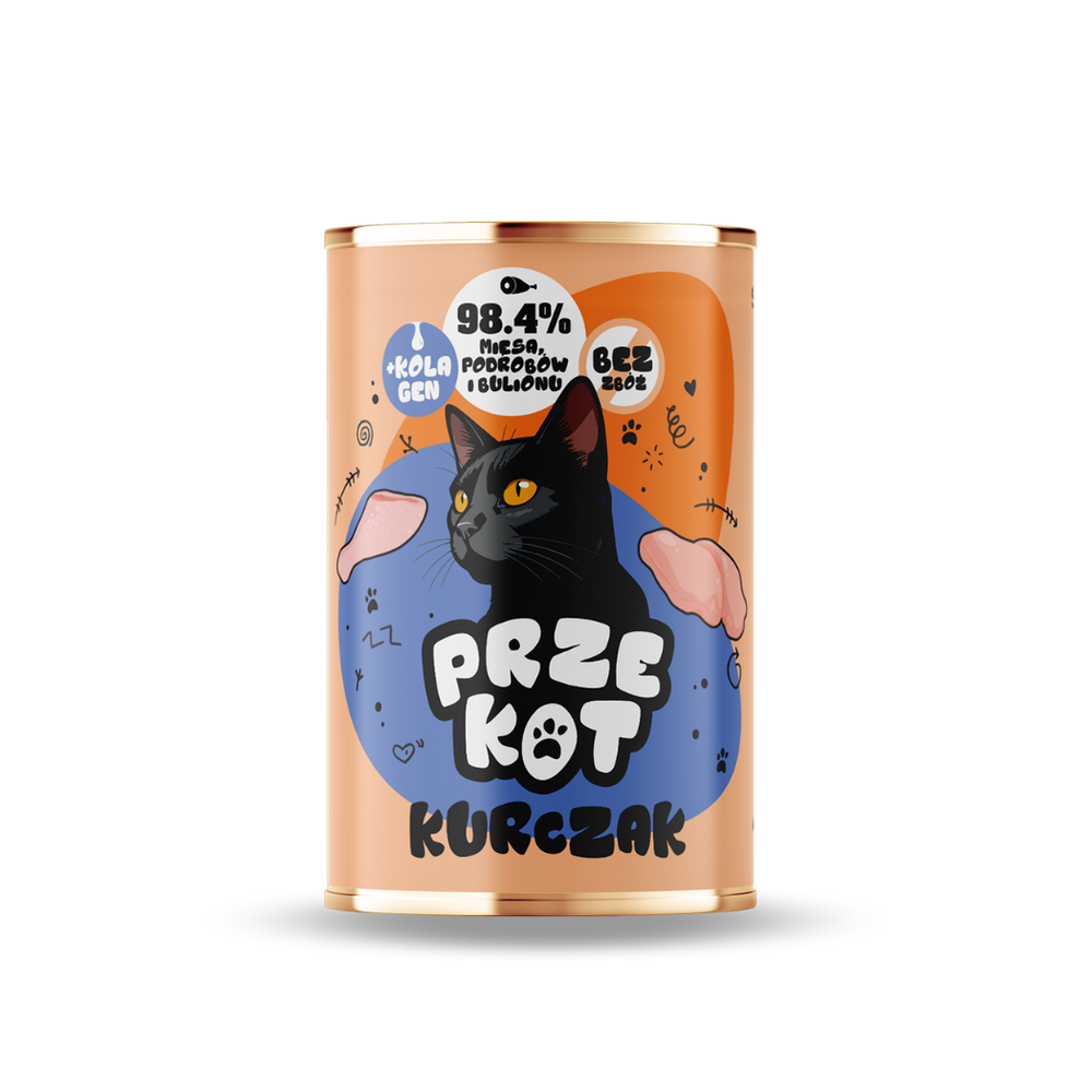 Mokra karma dla kota kurczak
