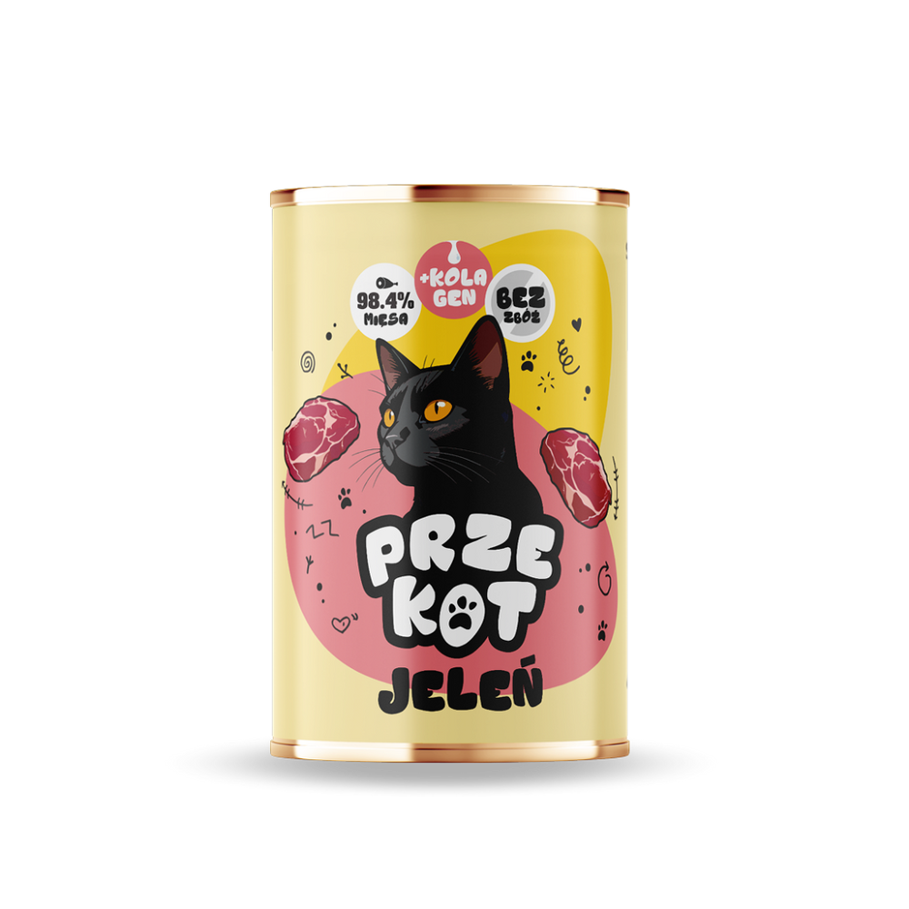 Mokra karma dla kota jeleń