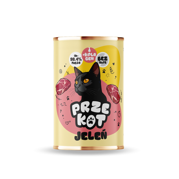 Mokra karma dla kota jeleń