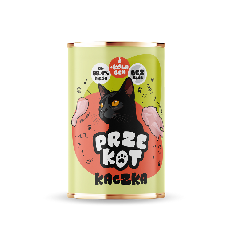 Mokra karma dla kota kaczka