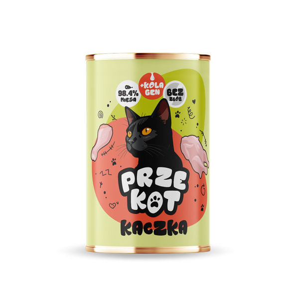 Mokra karma dla kota kaczka
