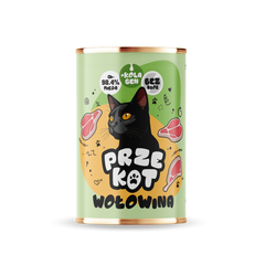 Mokra karma dla kota wołowina